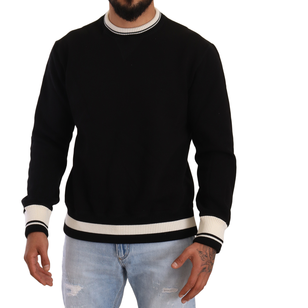 Dolce & Gabbana Black Cotton #dgfamily Pullover Sweater - Picture 5 of 5